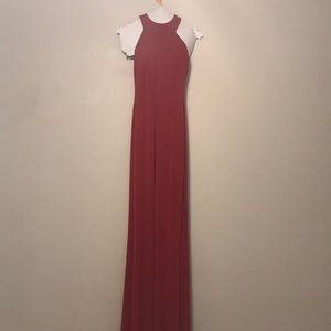 Cache size 2 red strappy back evening dress.